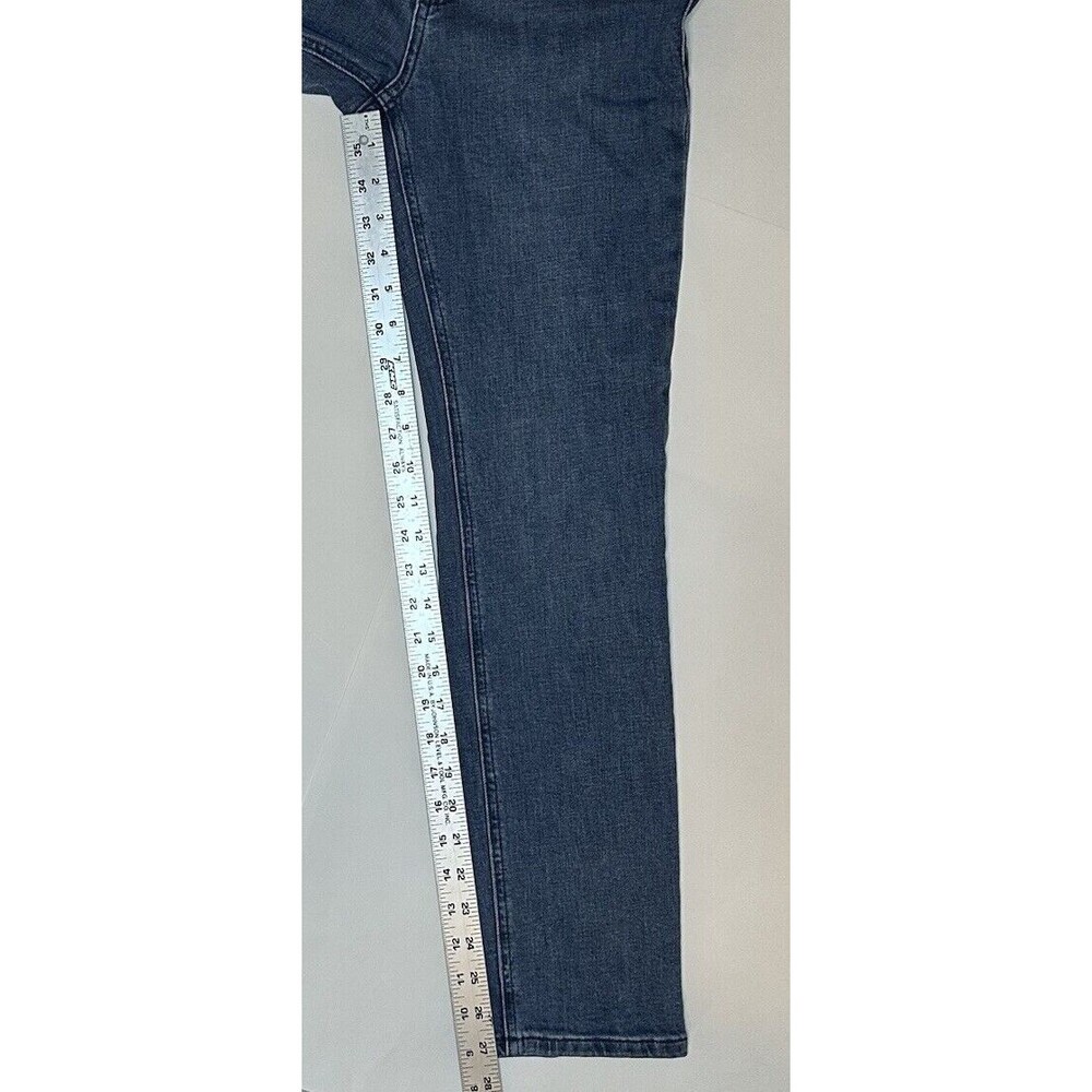 Maeve Anthropologie BOMBSHELL JEANS Women’s 26 Slim Straight High Rise Blue - Picture 7 of 7